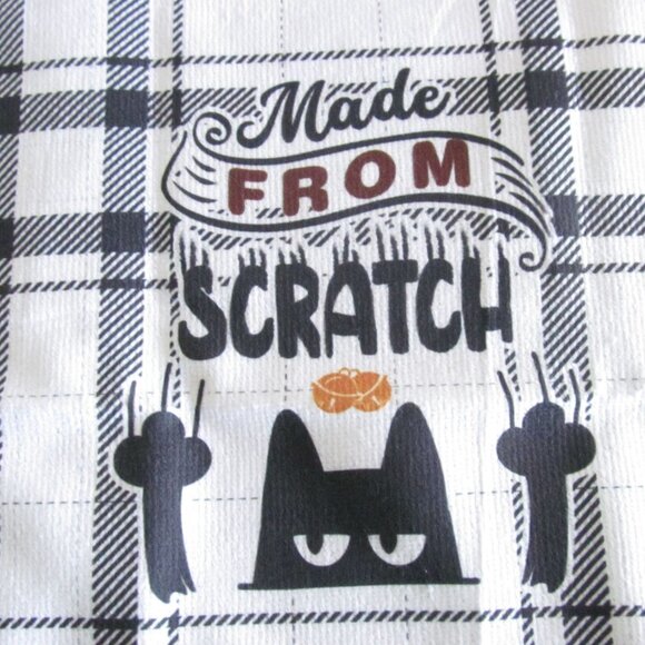 Cat lovers Theme Quotes Kitchen Cotton Dish Towels Set of 3 New - Picture 12 of 13